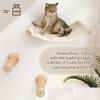 Wandmontierte Katzenhängematte, Platzsparend, Sisal Abriebfester Katzenklettergerüst Haustier Aktivitäts Ruhe Set Indoor Katzenmöbel