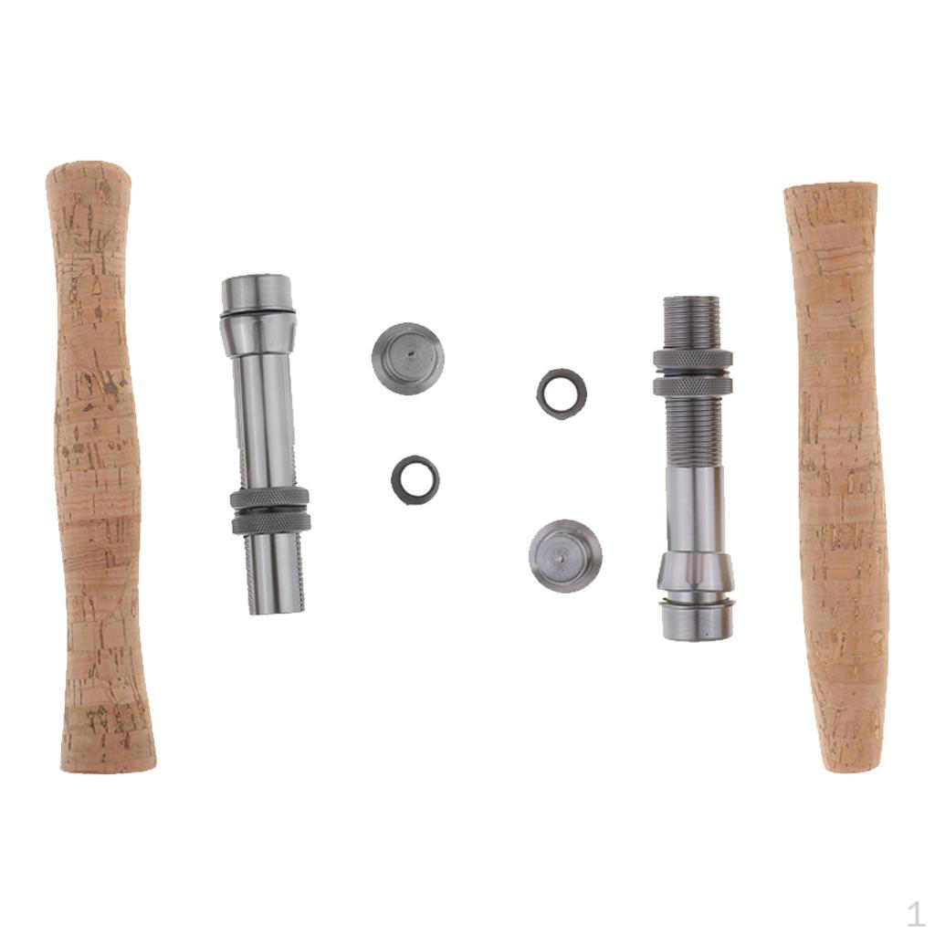 

Cork Fly Fishing Rod Handle Grip with Reel Seat for Building or Repair