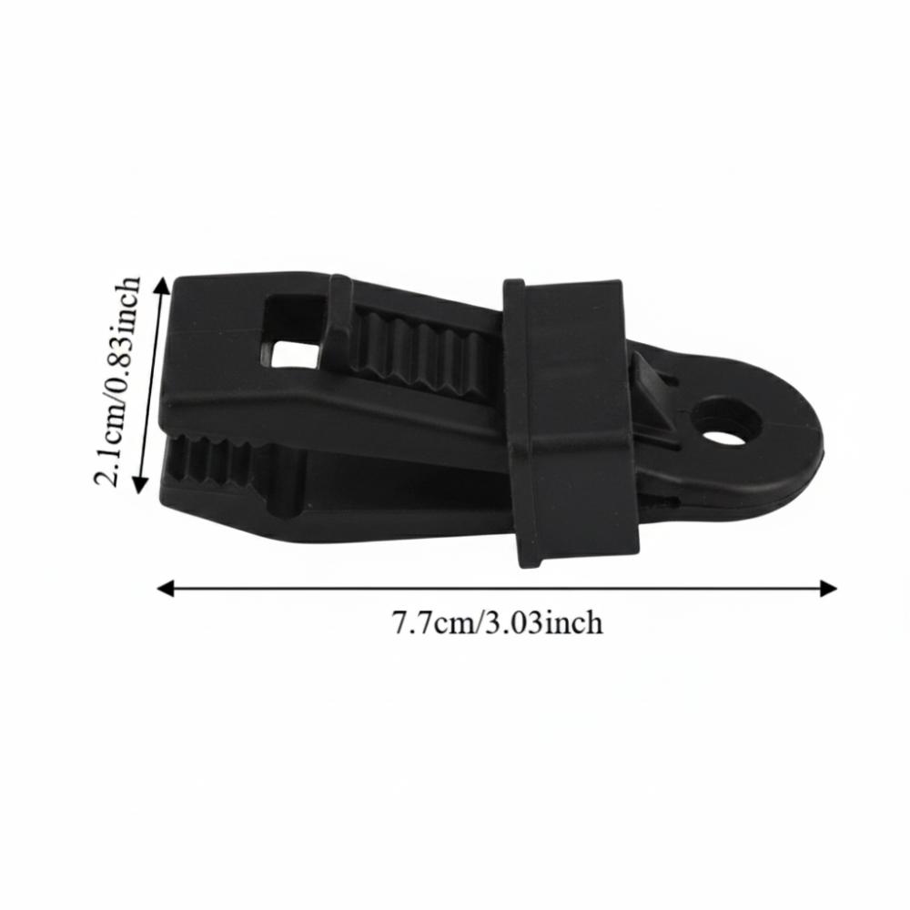 30Pcs Plastic Tarp Clips Windproof Canopy Clips Durable Tent Clamps  Outdoor Camping чёрный