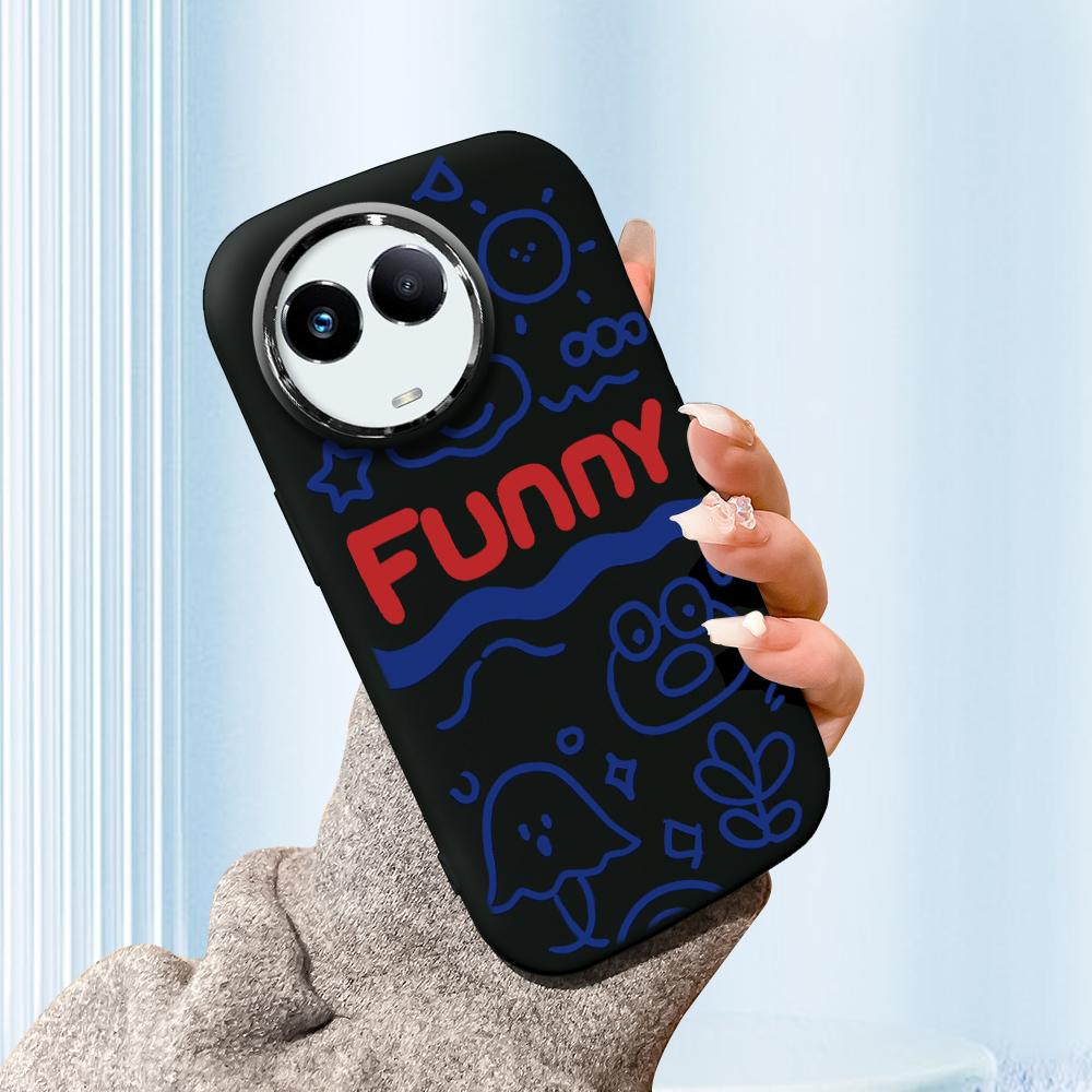 

Сплошной цвет с серебряным краем линзы, жирный корпус, мягкий ТПУ, жидкий силиконовый чехол, противоударный чехол для телефона для OPPO Reno Realme OnePlus OPPO Reno8 T 5G чёрный