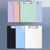 Office Clipboard A4 Letter Size Plastic Clipboard, Hard Board with Low Profile Stable Writing Surface Clip, Lightweight Solid Color for School