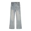 Straight jeans men's micro-pull high waist lift gear washing old source spot wholesale