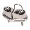 Boat Cam Cleat with Wire  ing Ring Sailboat Pilates Equipment 316 Stainless Steel Mirror Polished for 10mm Rope