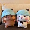 Cute Panda Plush Doll - Bedside Toy & Cartoon Couple Gift for Girls' Birthdays
