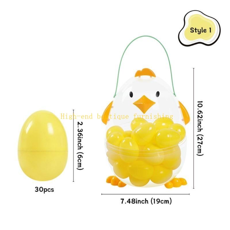  Easters Box Gift Boxes Chicken Treat Candy Box Easters Celebration Box Polystyrene Texture for Treats and Candy