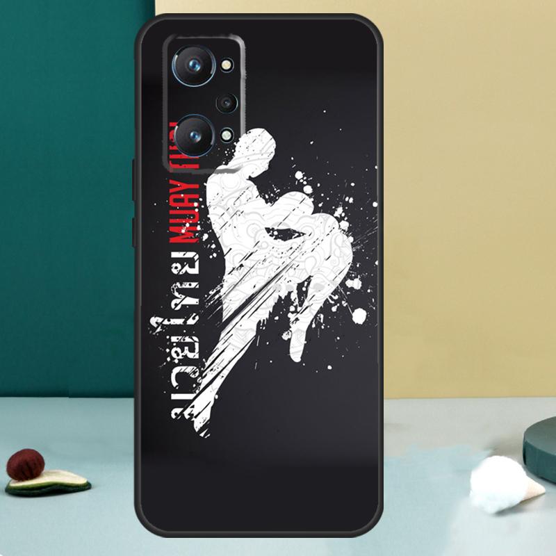 Muay Thai Kickboxing Fight For Realme GT 6T 5 6 GT 7 Pro C67 C75 C61 C55 C53 C51 C21Y C25S 10 11 12 13 14 Pro Plus Case