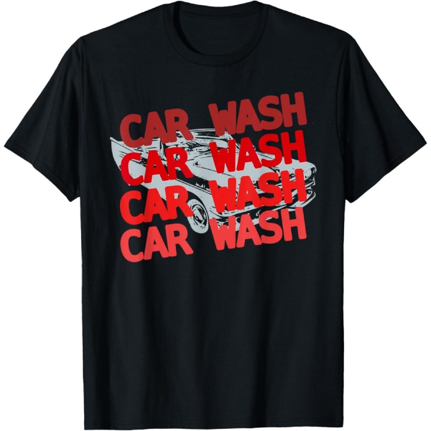 

Car Wash a cool retro unique vintage design t-shirt T-Shirt XXXXXL чорний
