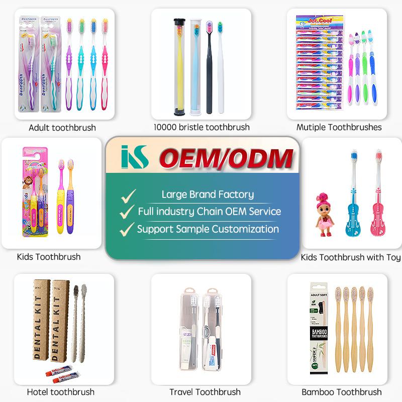 OEM Chinese Factory Soft Tube Package Whitening Toothbrush Hygiene 10000 Bristle Small Head Good Quality Adult Toothbrush