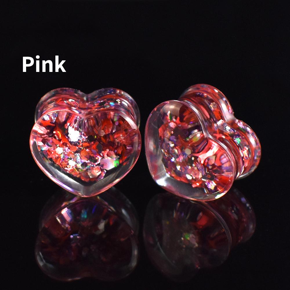 Jauges d'oreille à paillettes scintillantes de 6 à 30mm, bouchons tunnels, extenseurs, bijoux pour le corps