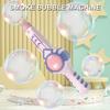 Elastic Smoke Bubble Machine Portable Bubble Maker Auto Bubble Blower Or Bubble Water for Kids Summer Outdoor Party Garden Toys