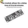1-10 PCS 3–20V Wide-Voltage 3A Universal Delay Switch Module with Flexible Time/Operating Mode Control