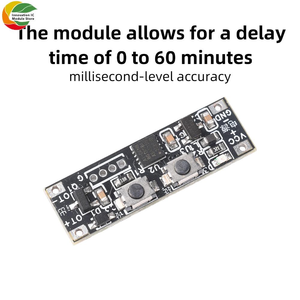 1-10 PCS 3–20V Wide-Voltage 3A Universal Delay Switch Module with Flexible Time/Operating Mode Control
