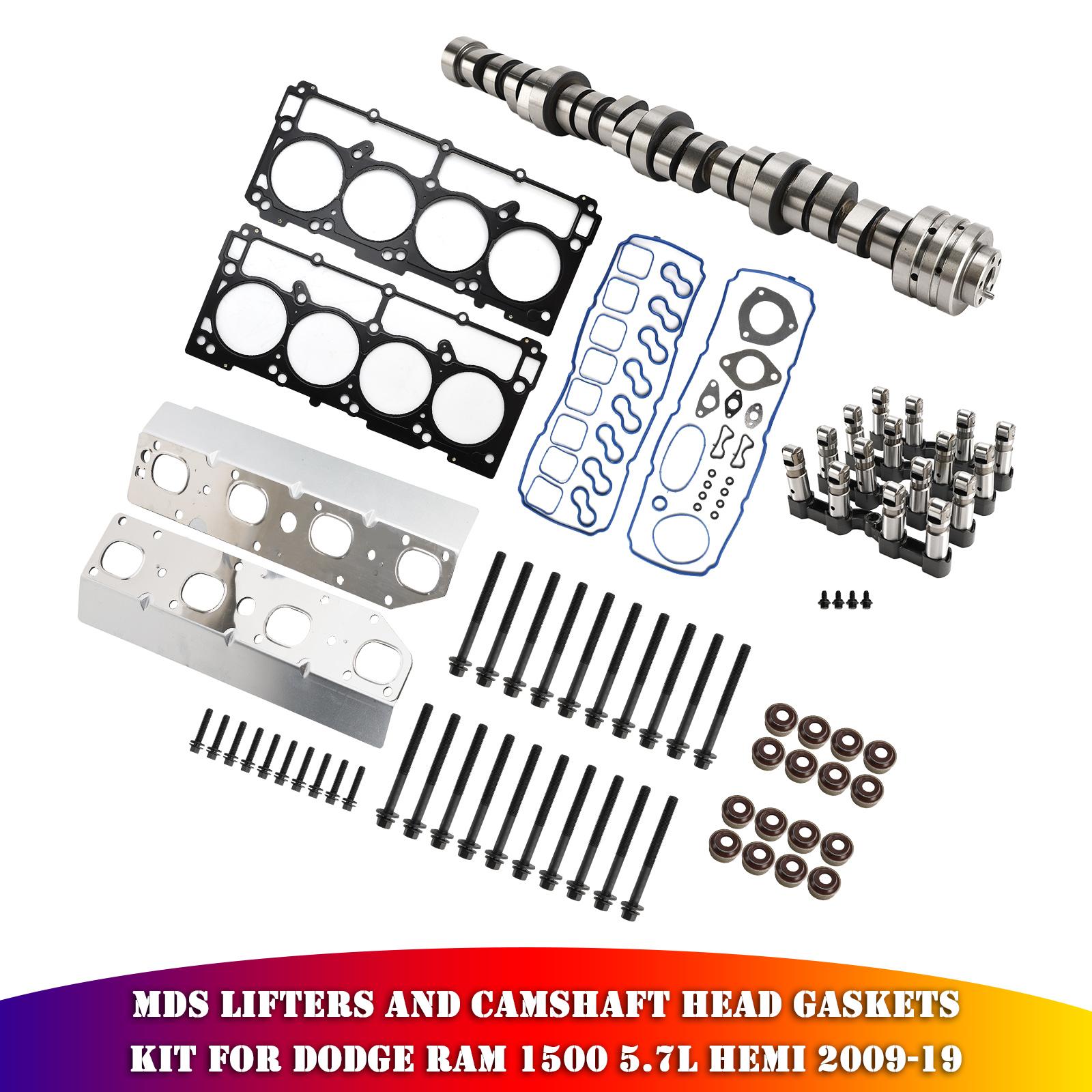 

MDS lifters and Camshaft Head Gaskets Kit for Dodge Ram 1500 5.7L Hemi 2009-19