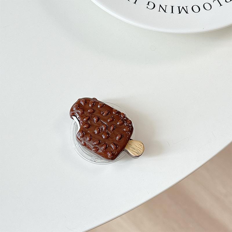 

Simulation Small Ice Cream Mobile Phone Airbag Bracket Magnetic Paste Magsafe Decorative Accessories Lazy Ring