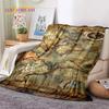 Retro Antike Seekarte Kraft Weltkarte Kompass Weiche Decke, Weiche Überwurfdecke für Zuhause Schlafzimmer Bett Sofa Abdeckung Kind