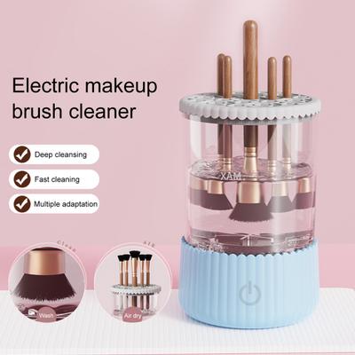 Elektrischer Make-up-Pinselreiniger, USB-betriebener Kosmetikpinselreiniger, automatischer rotierender Make-up-Pinselreiniger