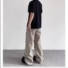 Original High Street Marble Dark Pattern Overalls Men's and Women's Loose American Retro Casual Straight Wide-leg Paratrooper Pants