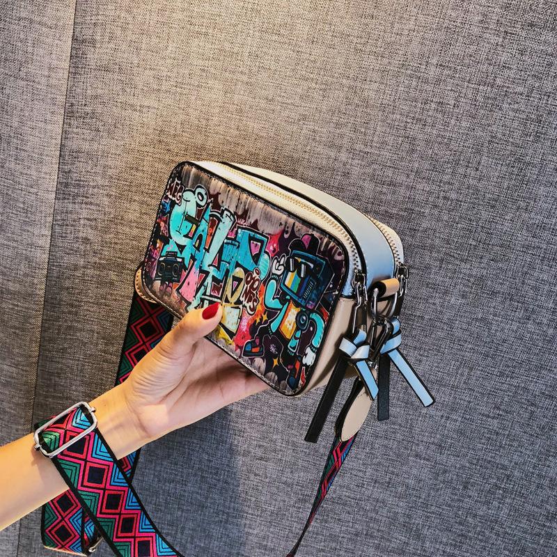 Women's Handbag and Backpack Luxury  One-shoulder Handbag Small Square Bag Messenger Bag Wide Strap Crossbody Bags for Women Sac Femme