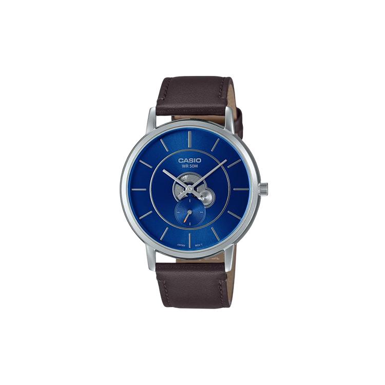 CASIO Men Standard Series 41mm Blue Watch MTP-B130L-2AV MTP-B130L-2AV Blue Dial