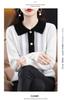 Women's Fashion Slimming Knit Wool Cardigan with Shirt Collar - Versatile Autumn/Winter Sweater