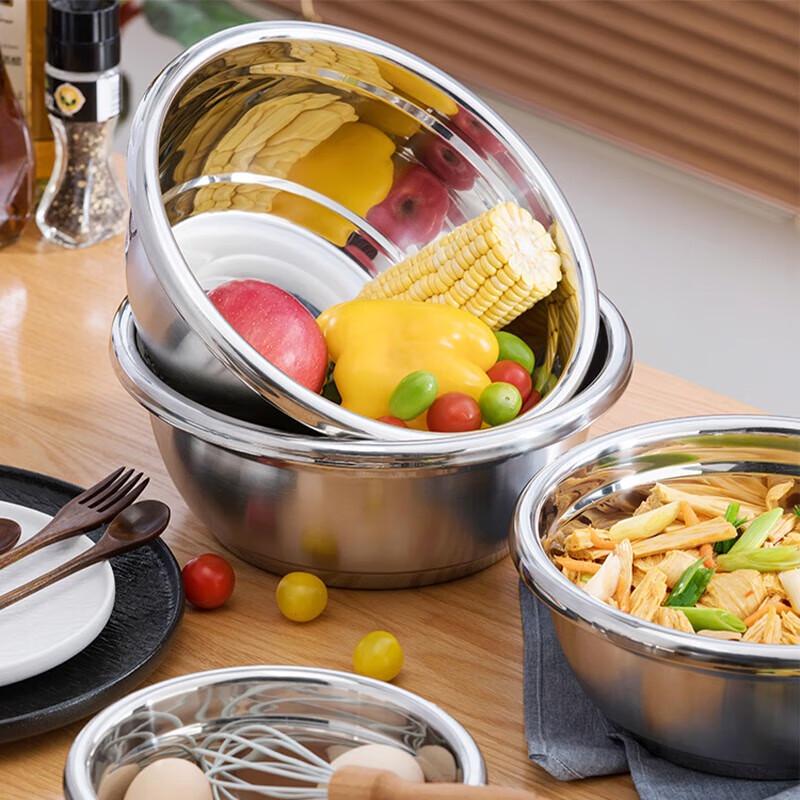 Chahua 28cm Stainless Steel Mixing Bowl