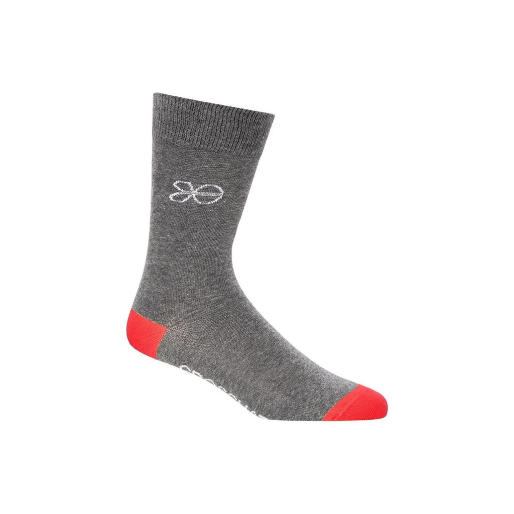 Crosshatch Mens Posical Logo Crew Socks (Pack of 5)