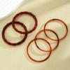 iF ME Zestaw Vintage Bransoletek z Żywicy Akrylowej, Minimalistyczne Luksusowe Stackable Bangles dla Kobiet