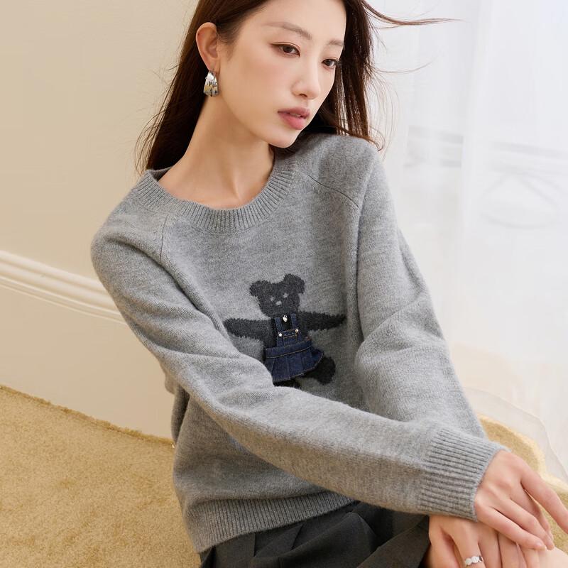 

Sancai Plus Size Women s Little Bear Knit Pullover 3XL 175/104B