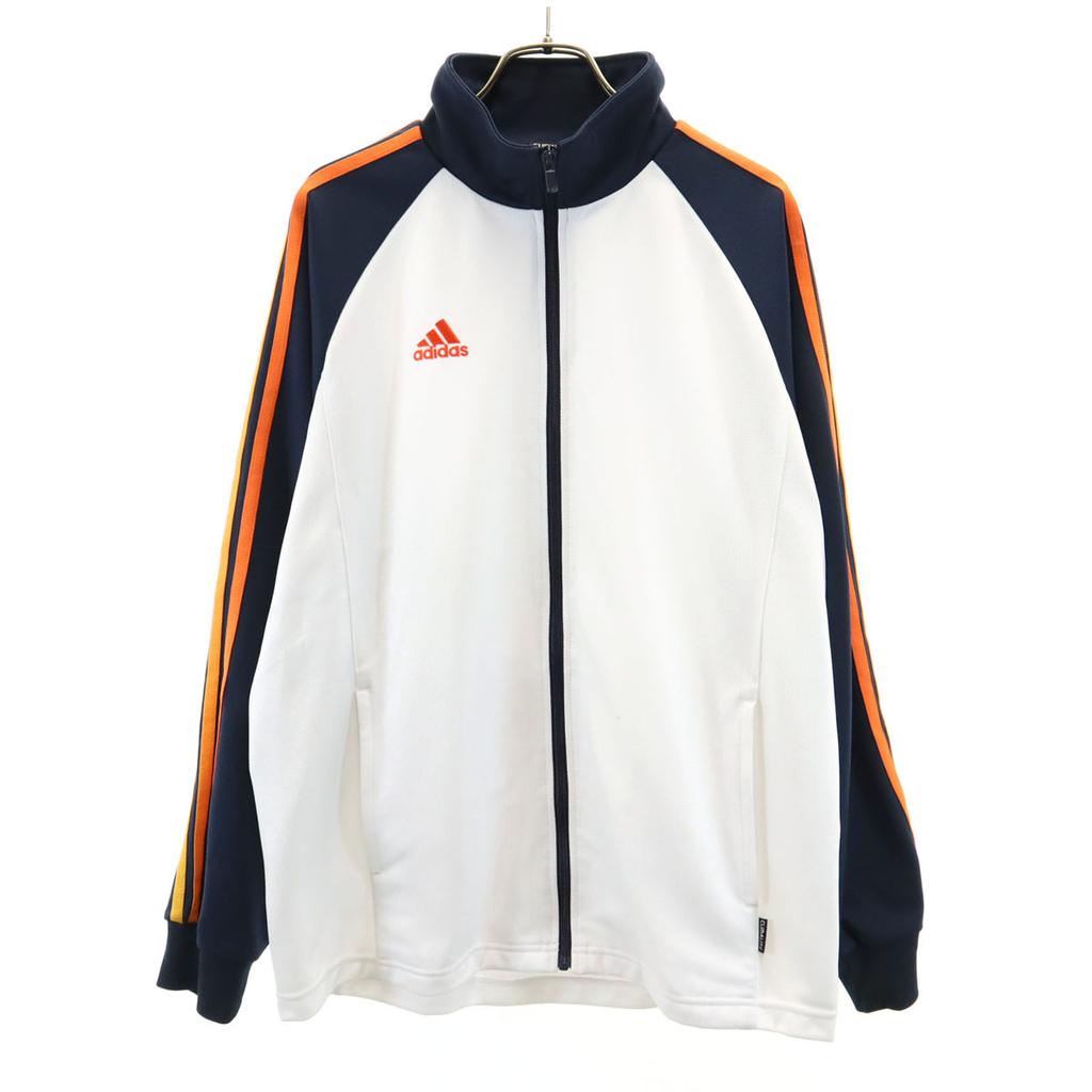 adidas Track jacket S white Jersey Men's Used