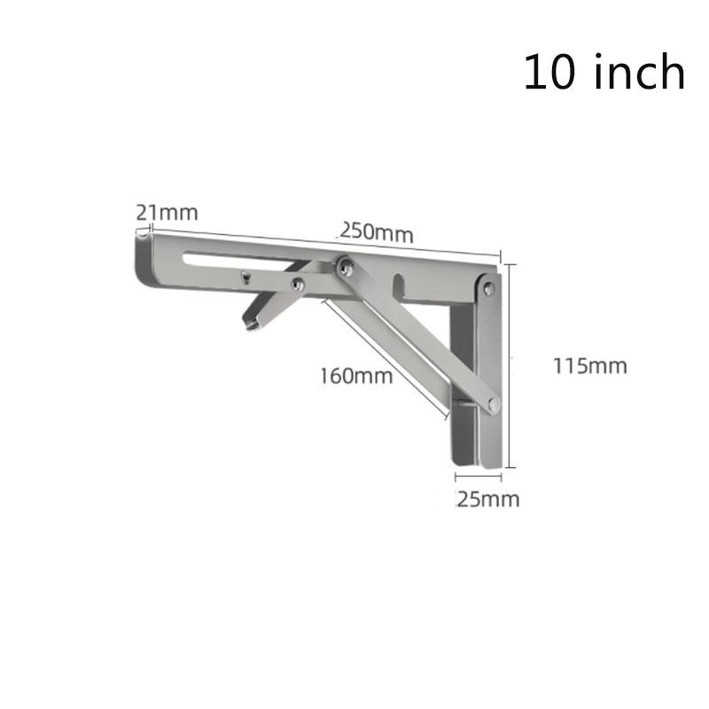 2/1Pcs Multiple Sizes Triangle Folding Angle Bracket Heavy Support Adjustable Wall Shelves Mounted Table Shelves Home Hardware