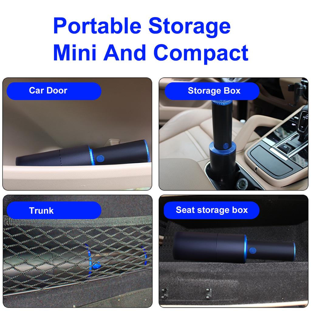 Staubsauger, kabellos, hohe Saugkraft, wiederaufladbar, USB-Staubsauger, Auto-Handheld, tragbar