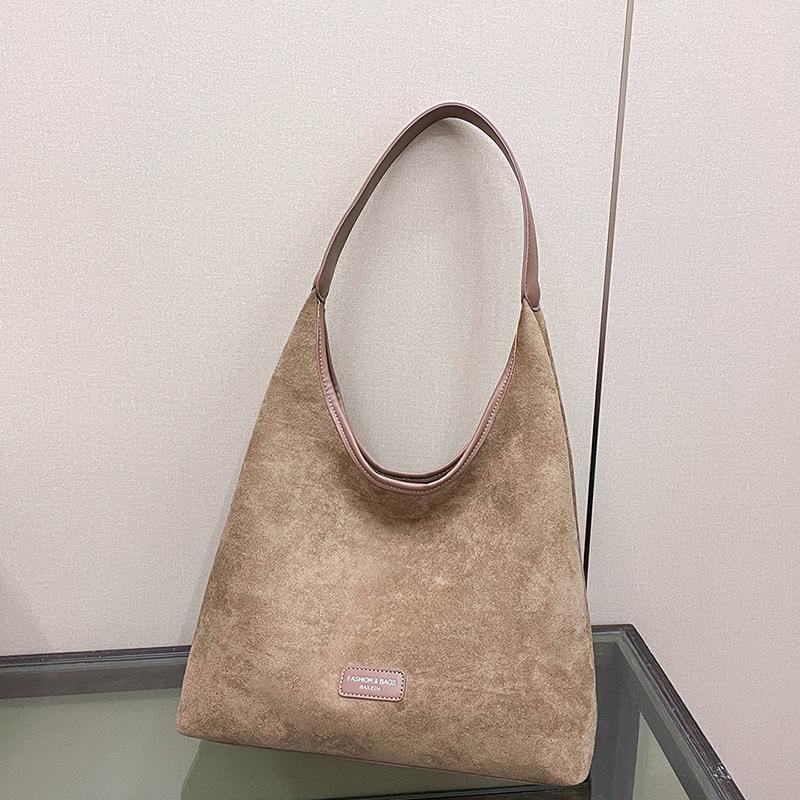 Casual large-capacity bag women's new summer popular simple shoulder underarm bag fashionable bucket bag