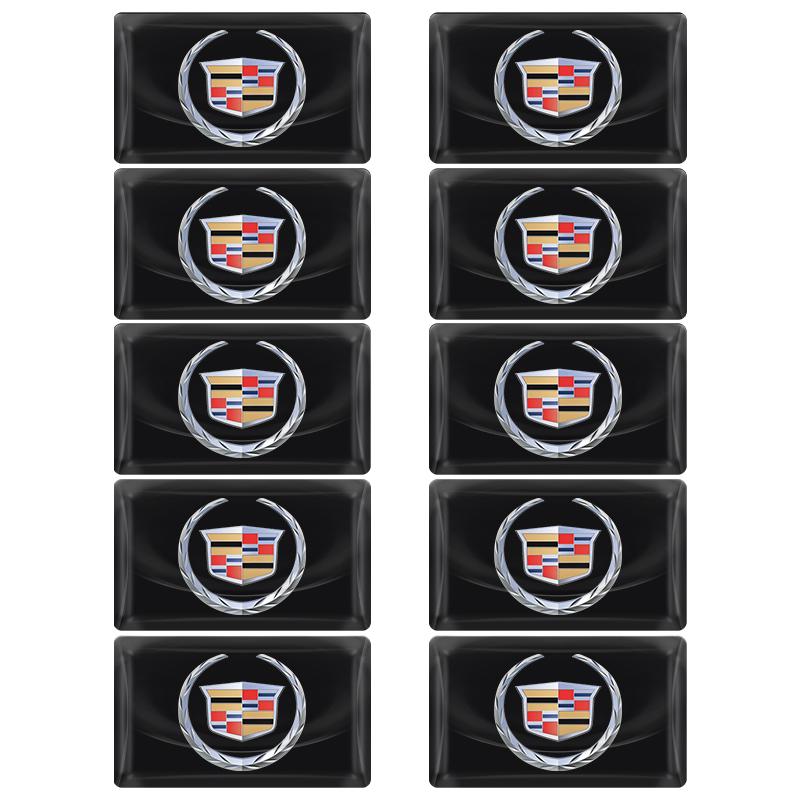Metal Car Badge Steering Wheel Dashboard Decor Hub Caps Center Sticker For Cadillac XT5 XTS CTS BLS SLS DTS SRX Escalade Tiburon Deville
