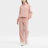 Fila Solid Color Stand Collar Casual Pullover Sweatshirt Women Sweatshirt Sugar-Honey-Pink F11W349204F-PK