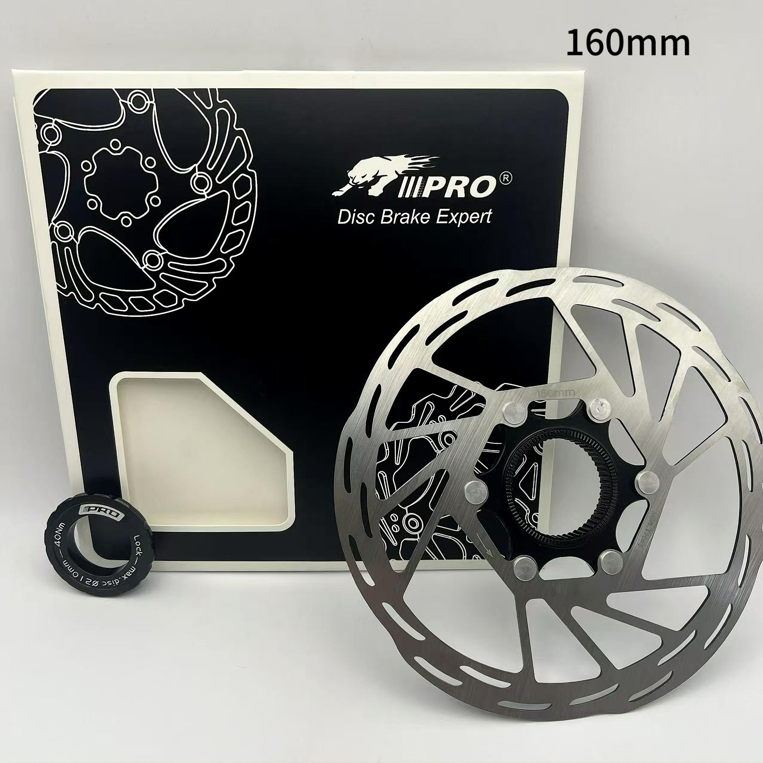 IIIPRO boxed Center Lock Brake Disc Rotor Strong Heat Dissipation Floating 140mm 160mm 180mm, for MTB / Road Boxed 160