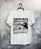 Nové bavlněné potištěné super elastické ležérní tričko RADIOHEAD THE BENDS vintage unisex ležérní potisk kulatý výstřih volné oversize tričko