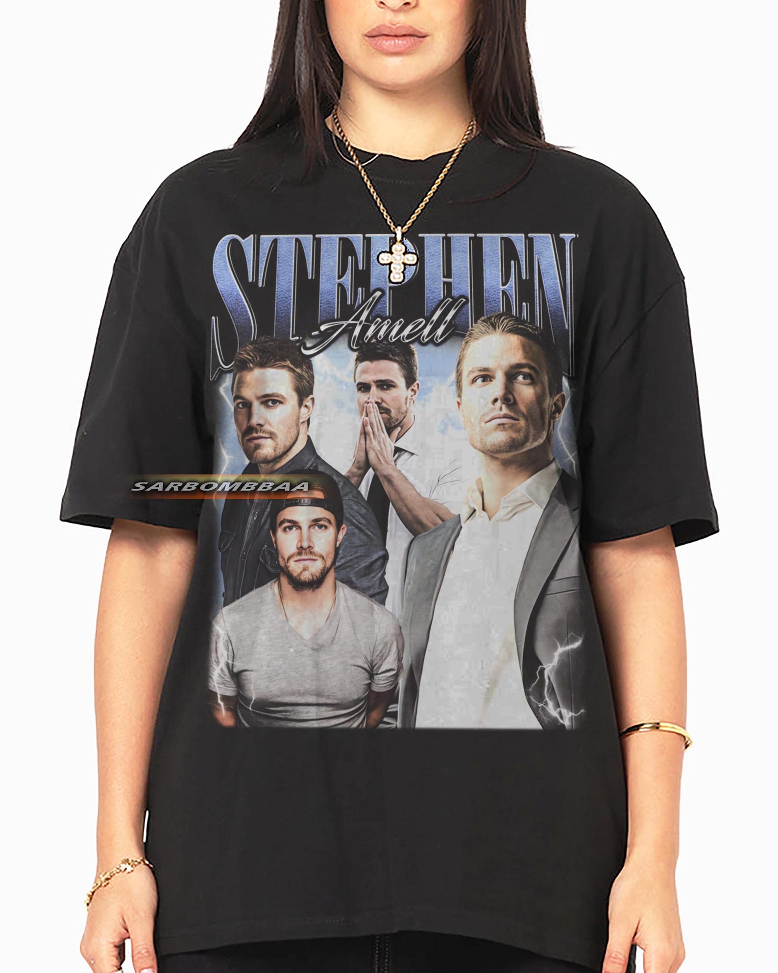 Stephen Amell Graphic T-Shirt, Unisex Streetwear M