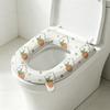 Toilet Seat Cartoon Pattern Non-Slip Peel Stick Toilet Seat Protector Self-adhesive Toilet Seat Adhesive Strip Summer Toilet Seat Cover