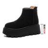 Casual Short Boots Women's 2025 New Martin Boots Non-slip Heightening Thick-soled Snow Boots Children's Autumn and Winter Leather Women's Shoes