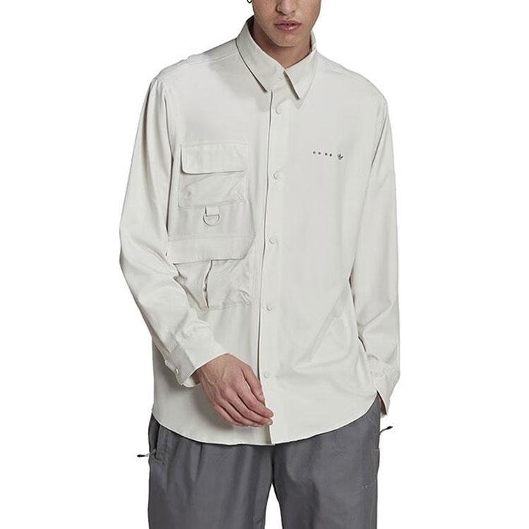 Adidas Originals Jackets Men's White Lapel Moderate Other HK2766