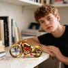 Creative Clock Motorcycle Clock, Living Room Cloc Funny Alarm Clock
