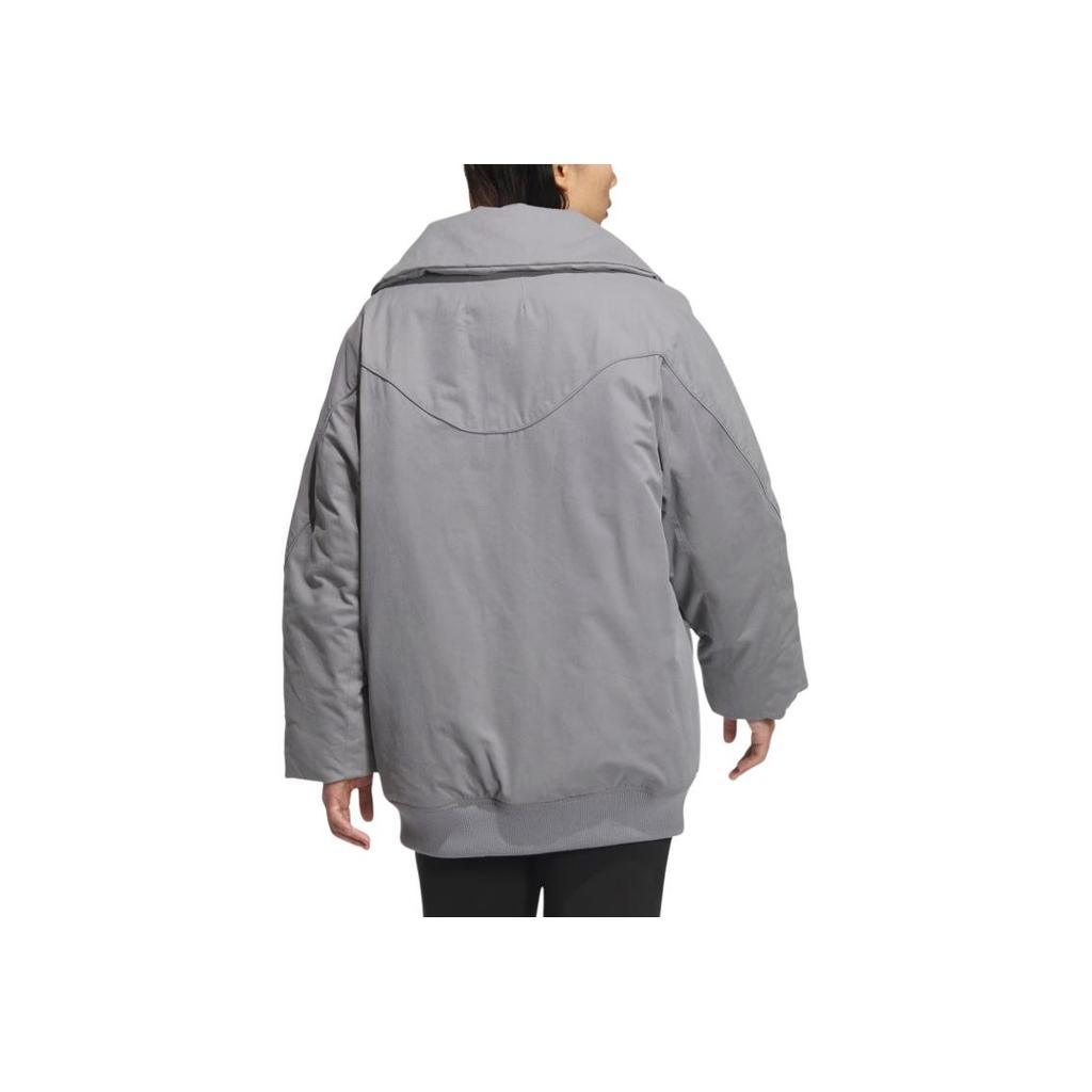 Adidas Fustl W P Jkt3 Comfortable Warm Sports Casual Cotton Jacket Women Jackets Gray JM6199