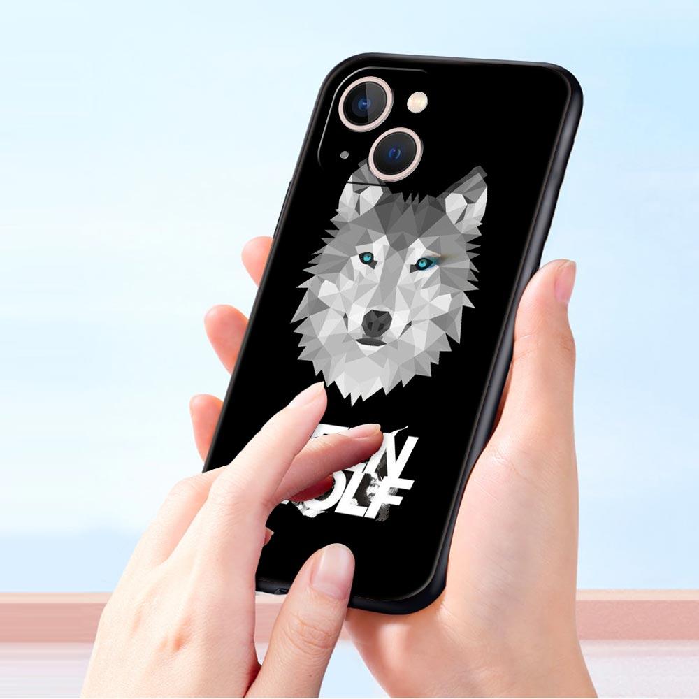 The Wolf Phone Case For iPhone 17 16E 15 16 14 13 12 11 Pro Max 7 8 Plus Soft TPU Back Cover