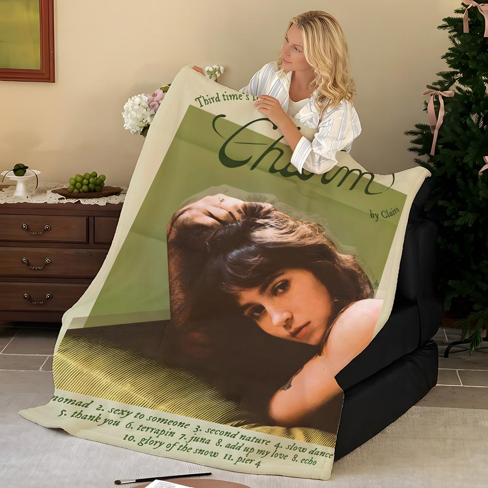 Music C-Clairo Throw Flannel Blanket, Soft Warm, Durable & Washable cute Cool