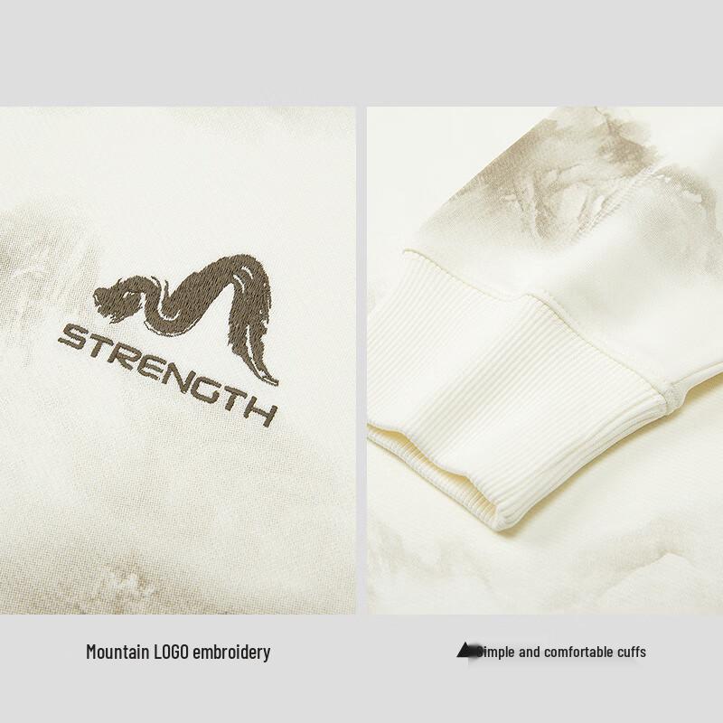 HLA Herren Sweatshirt mit chinesischem Stil-Print