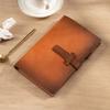 A6 PU Leather Binder Notebook Refillable Meeting Minutes Notebook Loose Leaf Notebook  Work