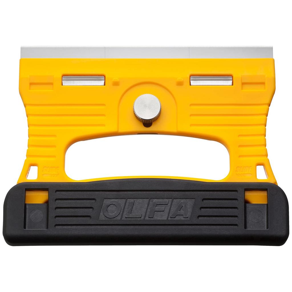 OLFA G Scraper Glass Stainless Steel Spare with Blade Cover 228B, Surface, 3-Blade Wide, Blade,