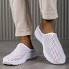 Half Slippers Women Outer Wear Summer Mesh Women Walking Sandals Slippers Large Size Comfortable Sneakers