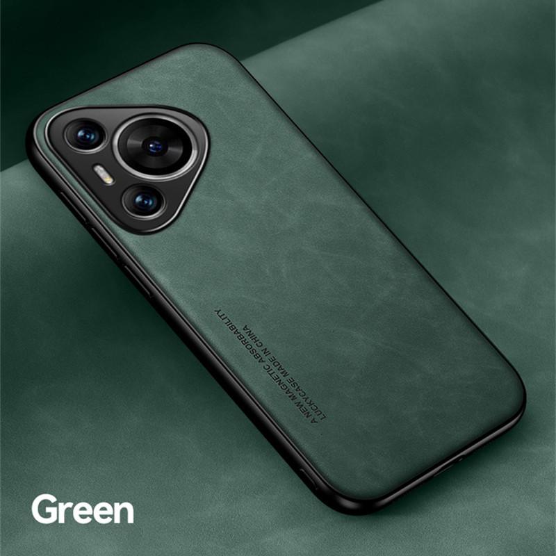 Stoßfestes Magnetisches Nubukleder-Etui für Huawei Pura 80 Pro / 80 Ultra Schutzhülle Rückschale Coque Funda