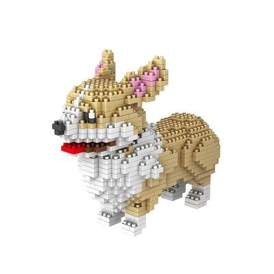PINGZHIXING Swift Welsh Corgi großer Nanoblock 6618-7pzx, gemischte Farben, koreanisches beliebtes Spielzeug